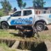 HUYERON AL VER A LA POLICÍA: ESTABAN DESARMANDO UNA MOTO ROBADA