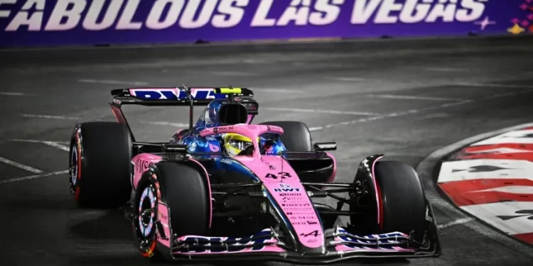 Colapinto en la carrera de F1: hora y dónde ver en vivo el GP de Las Vegas