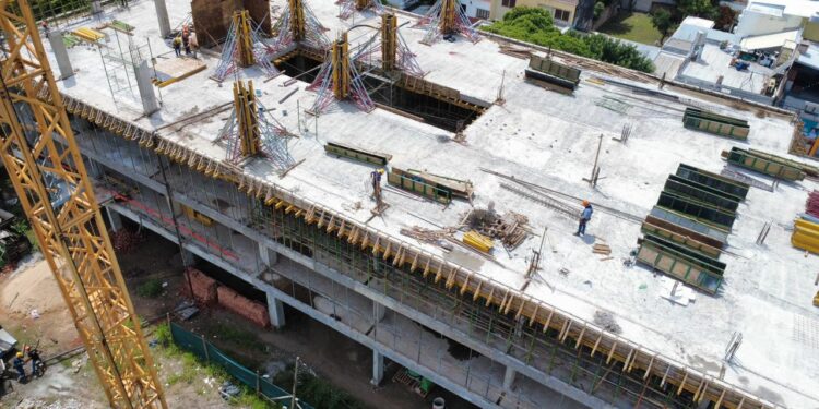 AVANZA LA CONSTRUCCIÓN DEL NUEVO EDIFICIO DEL INSSSEP