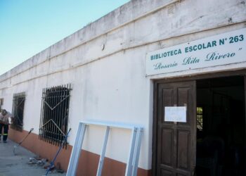 EL GOBIERNO PROVINCIAL CONTINÚA CON LAS REFACCIONES DE LA BIBLIOTECA 263, EN GENERAL SAN MARTÍN