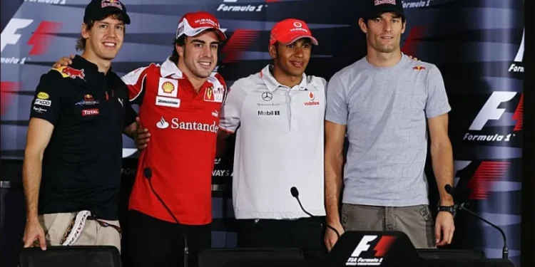¿Qué pasó la última vez que hubo más de dos contendientes al título en la última carrera de F1?