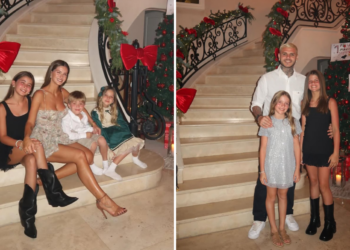 Encuentro y reconciliación: La íntima celebración navideña de la China Suárez y Mauro Icardi junto a sus hijos