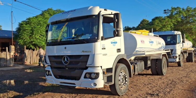 SAMEEP CONTINÚA CON LA ASISTENCIA DE AGUA POTABLE A LOS MUNICIPIOS DE TODA LA PROVINCIA