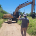APA Y VIALIDAD PROVINCIAL EJECUTAN TAREAS DE SANEAMIENTO EN EL CANAL III DEL BAJO HONDO GRANDE