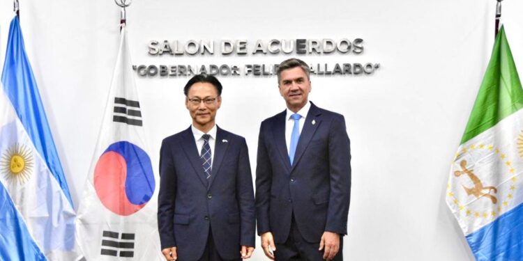 ZDERO RECIBIÓ AL EMBAJADOR DE COREA DEL SUR PARA FORTALECER VÍNCULOS COMERCIALES