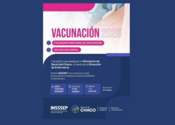 ESTE MARTES: INSSSEP RECIBE LA CAMPAÑA DE VACUNACIÓN 2026