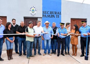 RECUPERACIÓN HISTÓRICA: PAMPA 11 VUELVE A TENER SU DESTACAMENTO RURAL