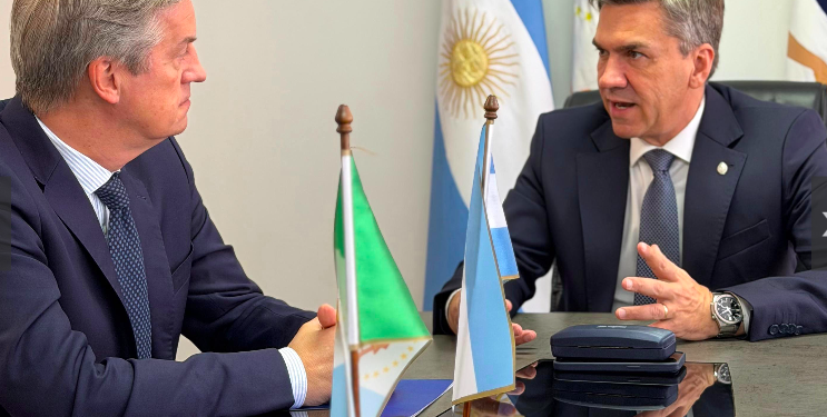 REUNIÓN CLAVE: EL GOBERNADOR ZDERO FORTALECE VÍNCULOS CON LA UNIÓN EUROPEA