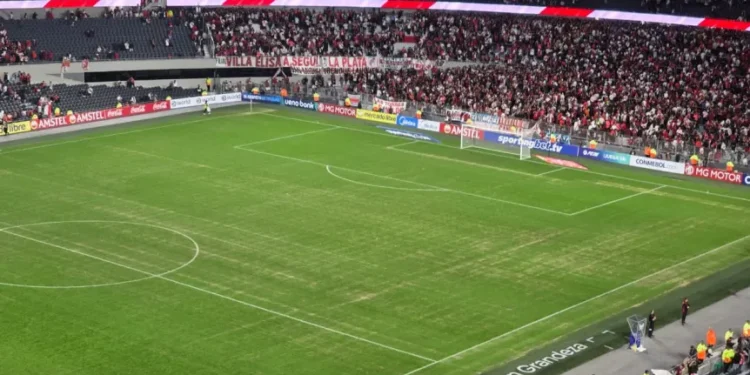 El césped del Monumental no llegará bien al Superclásico