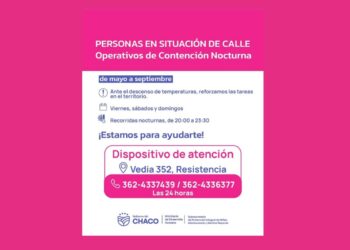 DESARROLLO HUMANO REFUERZA LOS OPERATIVOS NOCTURNOS DE CONTENCIÓN PARA PERSONAS EN SITUACIÓN DE CALLE