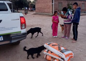 PROGANO LLEVA FORRAJE Y ASISTENCIA VETERINARIA A PRODUCTORES DEL NORTE CHAQUEÑO