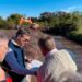 TRES ISLETAS: EL GOBERNADOR ZDERO SUPERVISÓ LA LIMPIEZA DE CANALES RURALES PARA PREVENIR ANEGAMIENTOS