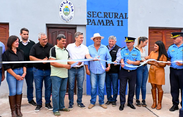 RECUPERACIÓN HISTÓRICA: PAMPA 11 VUELVE A TENER SU DESTACAMENTO RURAL