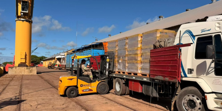 EL PUERTO DE BARRANQUERAS CONSOLIDA SU ACTIVIDAD CON NUEVOS ENVÍOS DE SEMILLAS DE GIRASOL