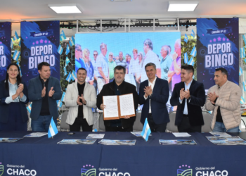 CONVENIO: PROVINCIA Y LOTERÍA CHAQUEÑA IMPULSAN NUEVAS OBRAS EN LA LIGA CHAQUEÑA DE FÚTBOL