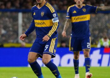 Boca sacó ventaja ante San Pablo en la Bombonera con un destello de Paredes y la eficacia de Merentiel