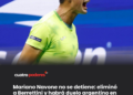 Duelo argentino en Nueva York: Navone eliminó a Berrettini y jugará ante Etcheverry en el US Open