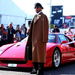 Lewis Hamilton revolucionó Monza al llegar al paddock a bordo de una emblemática Ferrari F40