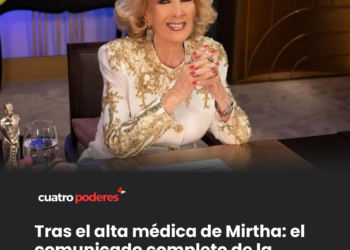 Mirtha Legrand recibió el alta tras una semana internada y la familia emitió un comunicado oficial