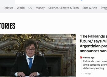 Petróleo, Trump y duras dudas militares: la prensa británica reaccionó a la cadena nacional de Milei por Malvinas