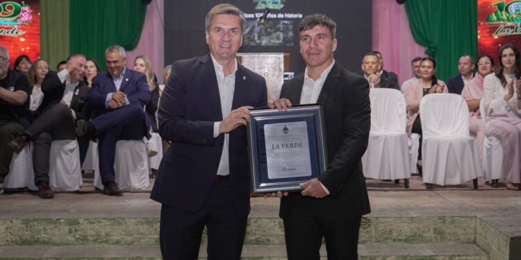 Zdero celebró los 109 años de La Verde con inauguraciones y anuncios de infraestructura